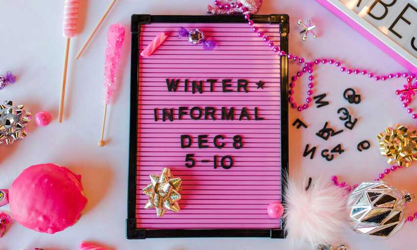 Winter Informal party themed inspiration and ideas