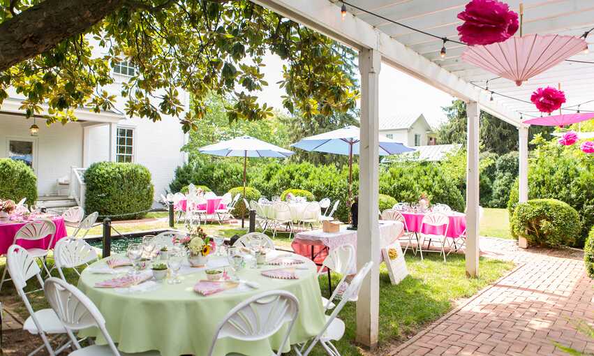 Garden party themed inspiration and ideas