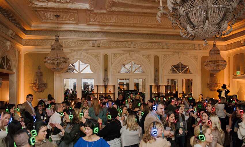 Silent Disco Speakeasy party themed inspiration and ideas