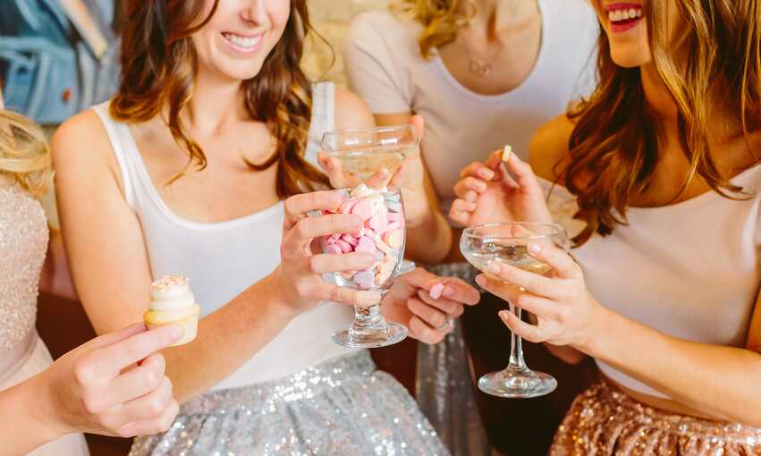 Glam Galentine’s Day Brunch party themed inspiration and ideas