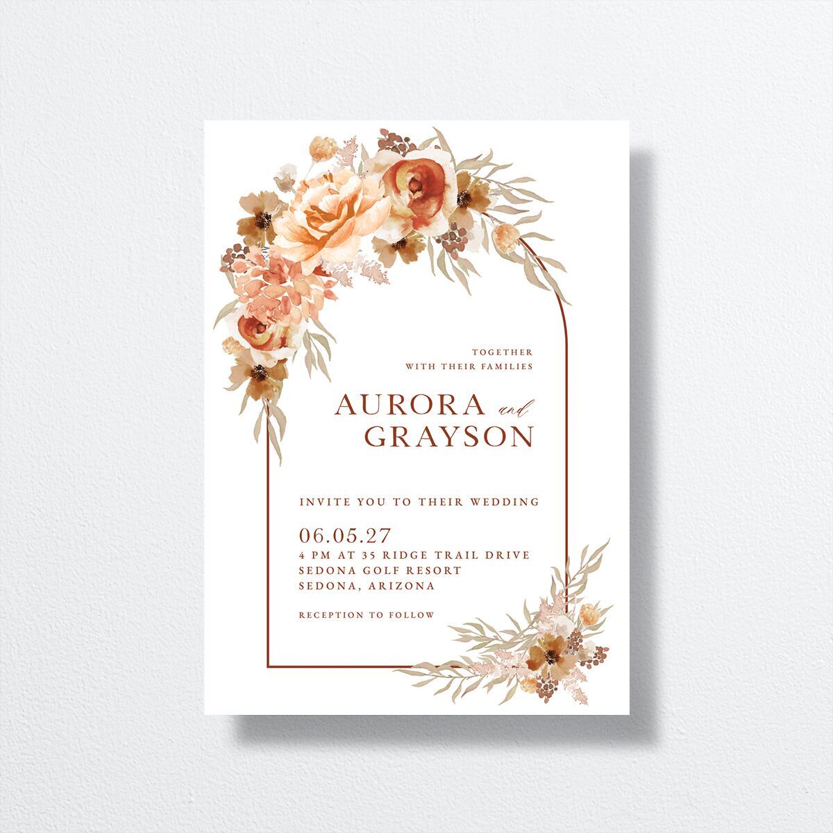 Bohemian Arch Wedding Invitations | The Knot